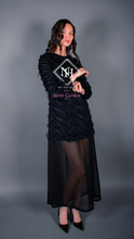 Load image into Gallery viewer, Bluebell-Black chiffon Dress
