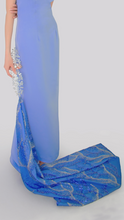 Load image into Gallery viewer, Tulip- Satin Fishtail Dress