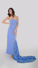 Load image into Gallery viewer, Tulip- Satin Fishtail Dress