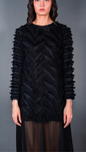 Load image into Gallery viewer, Bluebell-Black chiffon Dress