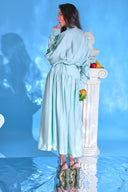 Lindsay Two-Piece Cotton Shirt & cotton Skirt Set