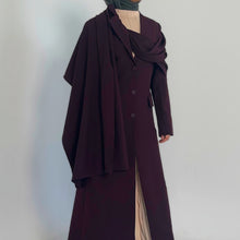 Load image into Gallery viewer, Burgundy long Blazer
