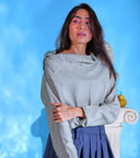 Clara Two-Piece Linen Top & Cotton Maxi Skirt