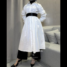 Load image into Gallery viewer, Maxi White Dress with belt
