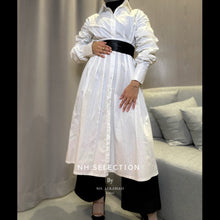 Load image into Gallery viewer, Maxi White Dress with belt
