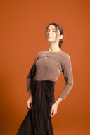 Sculpted Contrast Kaftan
