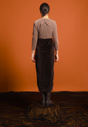 Sculpted Contrast Kaftan
