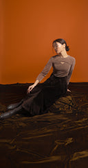 Sculpted Contrast Kaftan