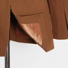 Load image into Gallery viewer, Camel oversized blazer
