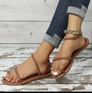 Braided sandal