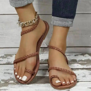 Braided sandal