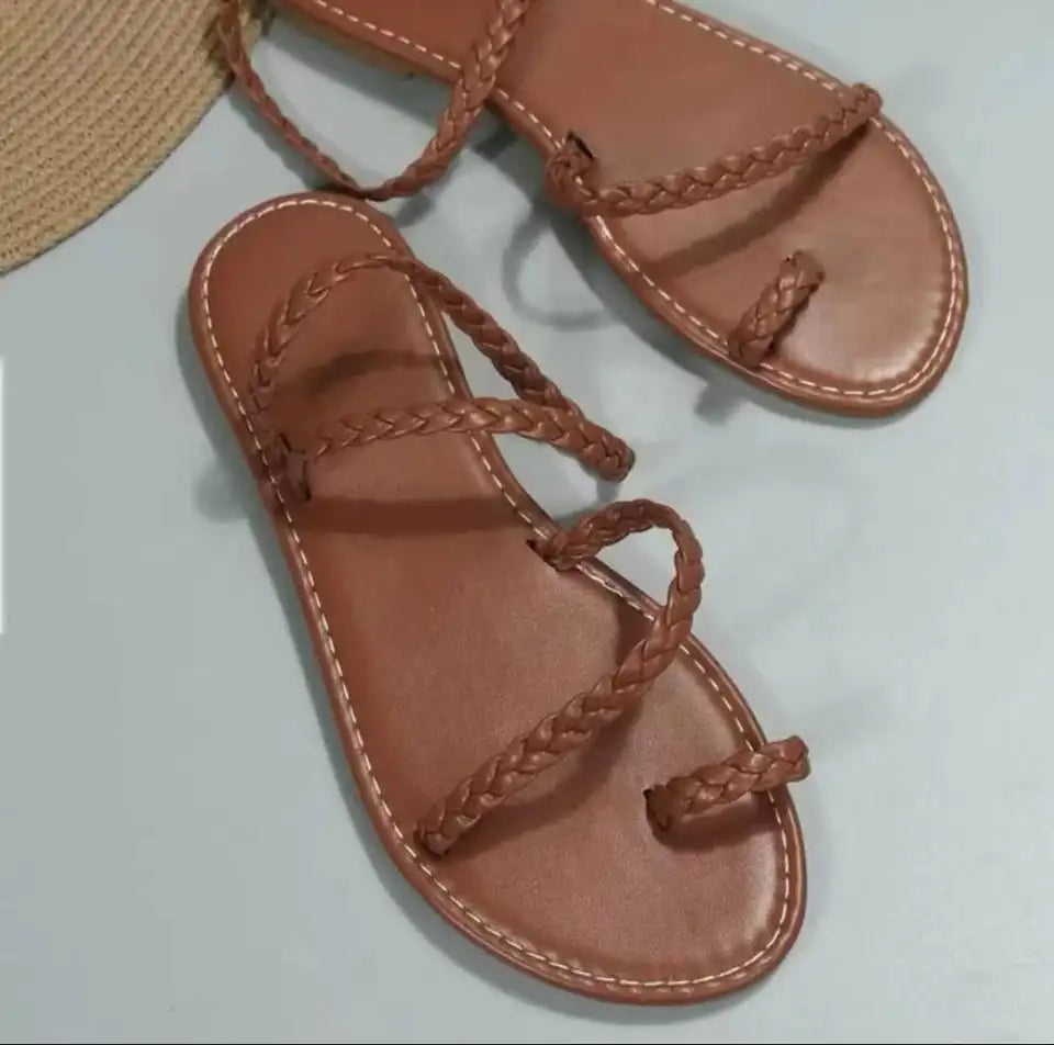 Braided sandal