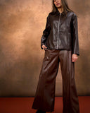 Textured Leather Jacket