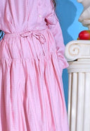 Linda Blush Pink cotton Maxi Skirt
