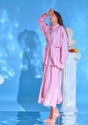 Linda - Pink Skirt Set