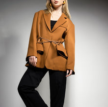 Load image into Gallery viewer, Camel oversized blazer
